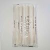 PAJITA DE PAPEL ENV. BLANCA 197X6MM X 50UD