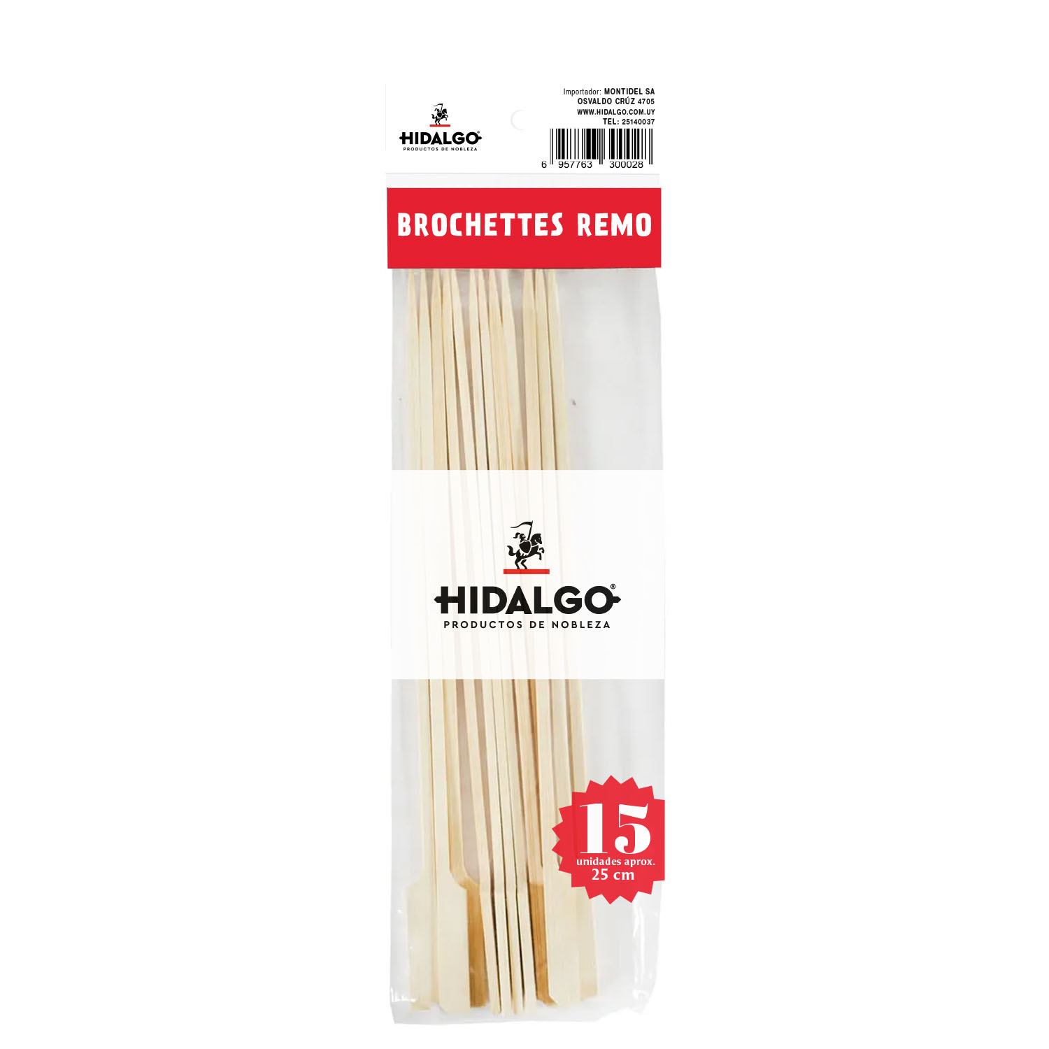 Brochette Remo 25 cm x 15 unidades