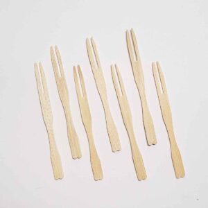PINCHO MINI TENEDOR 9CM BAMBU