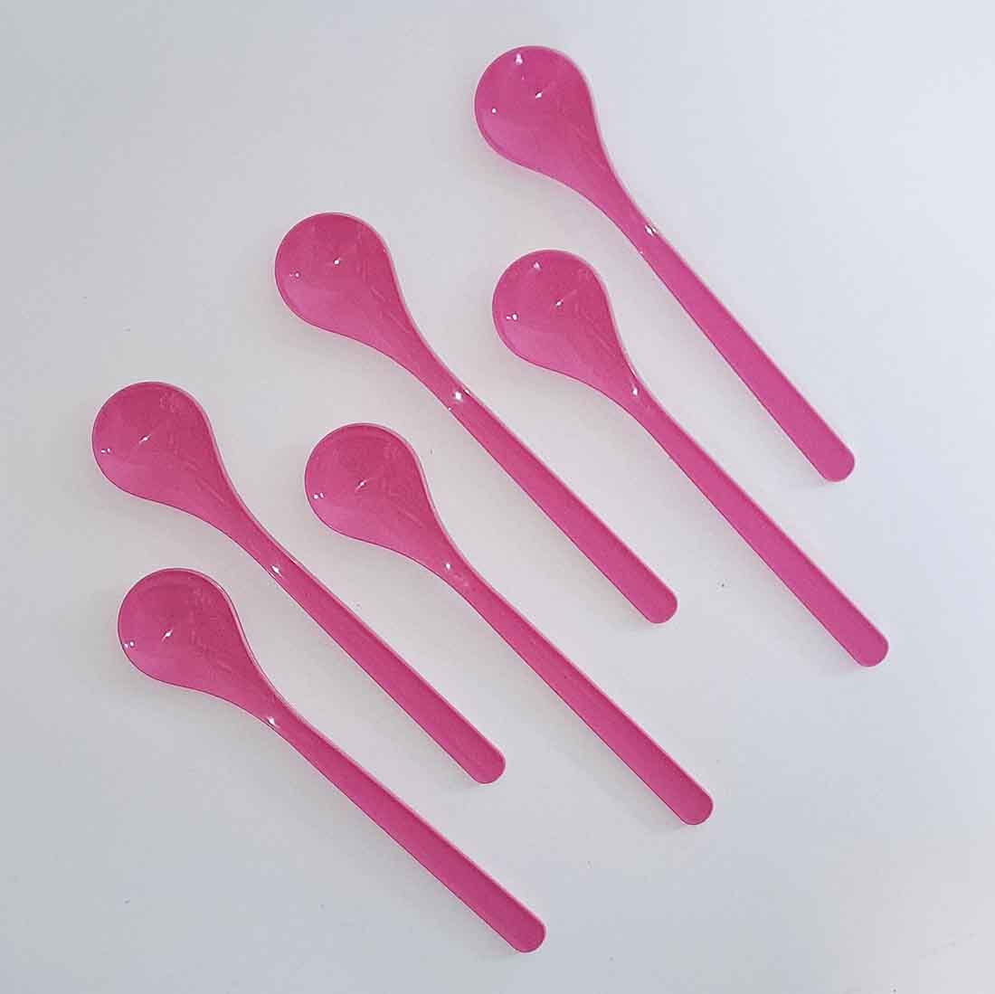 CUCHARA 18CM ROSA X 50 unidades