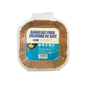 Bandeja cuadrada 20x20 cm para freidora de aire 100 unidades