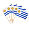Pinchos Banderitas de Uruguay 10cm por 100 Uds.