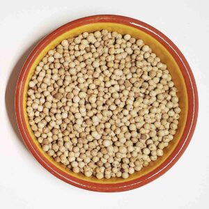 Pimienta blanca en grano